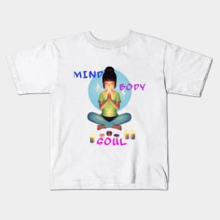 Mind, Body and Soul Kids T-Shirt